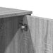Dulap înalt, gri sonoma, 79,5x35,5x137,5 cm, lemn prelucrat - WALTI WALTI