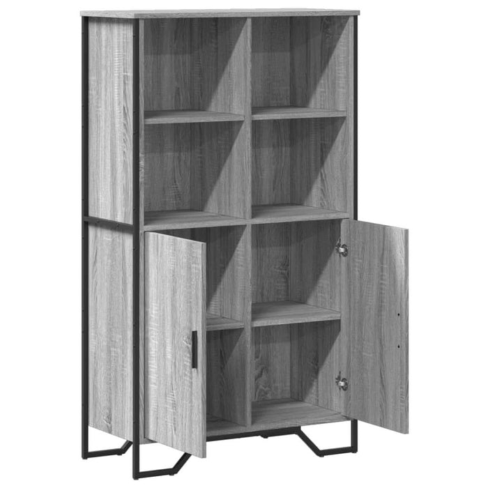 Dulap înalt, gri sonoma, 79,5x35,5x137,5 cm, lemn prelucrat - WALTI WALTI