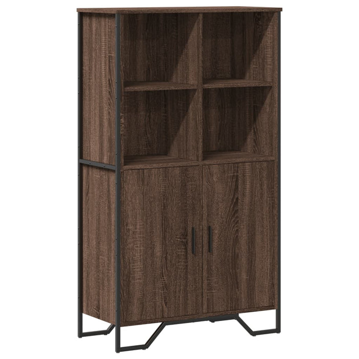Dulap înalt, stejar maro, 79,5x35,5x137,5 cm, lemn prelucrat - WALTI WALTI