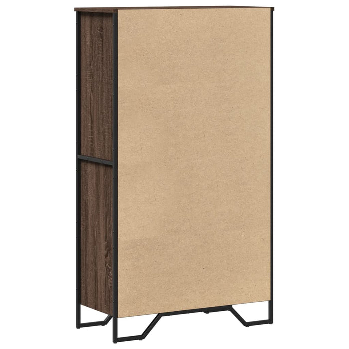 Dulap înalt, stejar maro, 79,5x35,5x137,5 cm, lemn prelucrat - WALTI WALTI