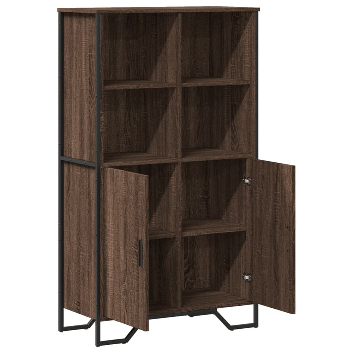Dulap înalt, stejar maro, 79,5x35,5x137,5 cm, lemn prelucrat - WALTI WALTI