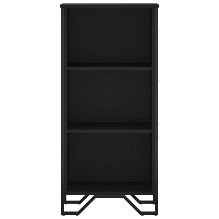 Bibliotecă, negru, 50x31x106 cm, lemn prelucrat - WALTI WALTI