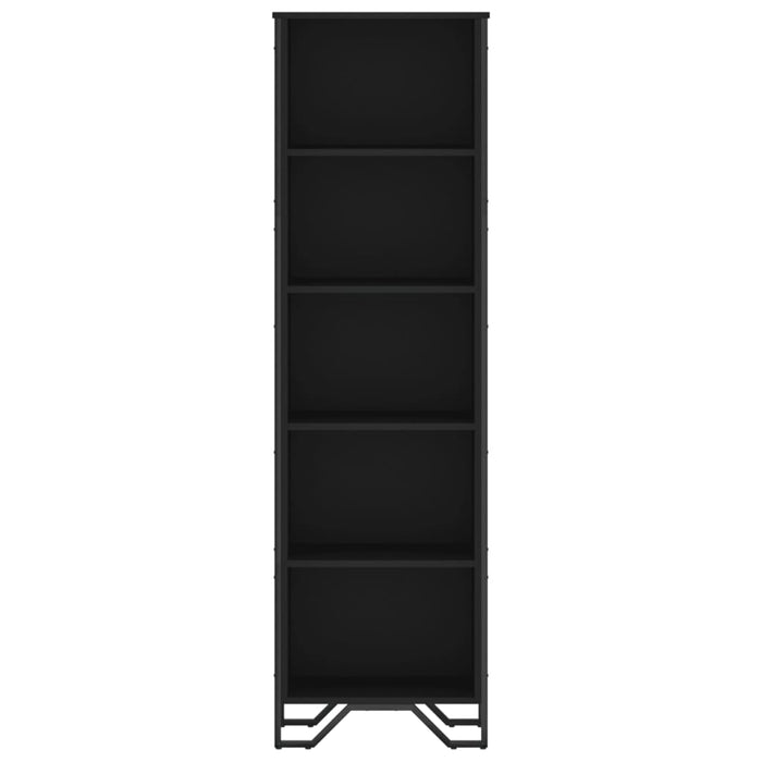 Bibliotecă, negru, 50x31x169 cm, lemn prelucrat - WALTI WALTI