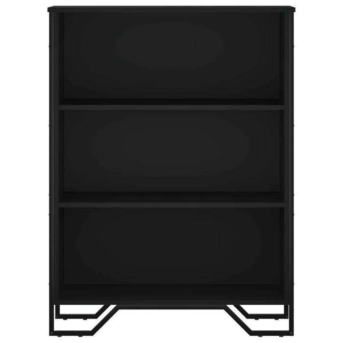 Bibliotecă, negru, 80x31x106 cm, lemn prelucrat - WALTI WALTI