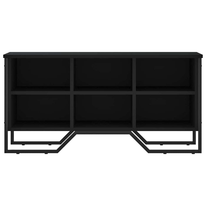 Pantofar, negru, 90x38x45,5 cm, lemn prelucrat - WALTI WALTI