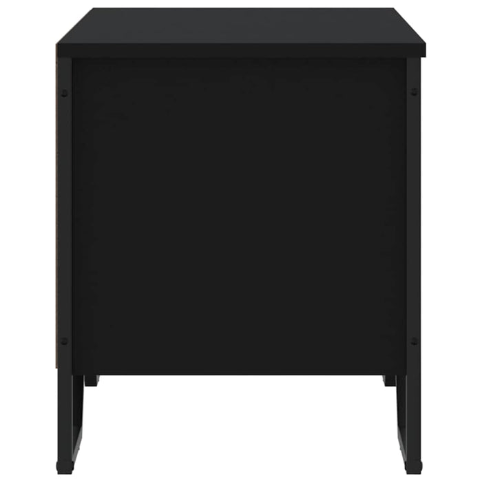Pantofar, negru, 90x38x45,5 cm, lemn prelucrat - WALTI WALTI