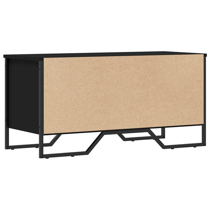 Pantofar, negru, 90x38x45,5 cm, lemn prelucrat - WALTI WALTI