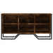 Pantofar, stejar fumuriu, 90x38x45,5 cm, lemn compozit - WALTI WALTI