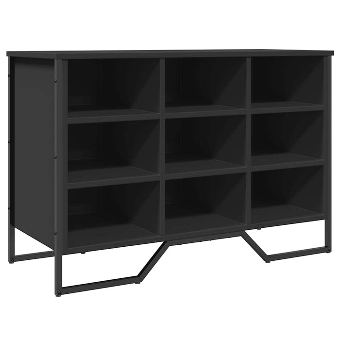 Pantofar, negru, 90x38x61,5 cm, lemn prelucrat - WALTI WALTI