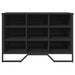 Pantofar, negru, 90x38x61,5 cm, lemn prelucrat - WALTI WALTI