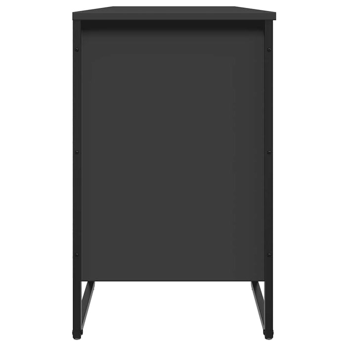 Pantofar, negru, 90x38x61,5 cm, lemn prelucrat - WALTI WALTI