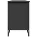 Pantofar, negru, 90x38x61,5 cm, lemn prelucrat - WALTI WALTI