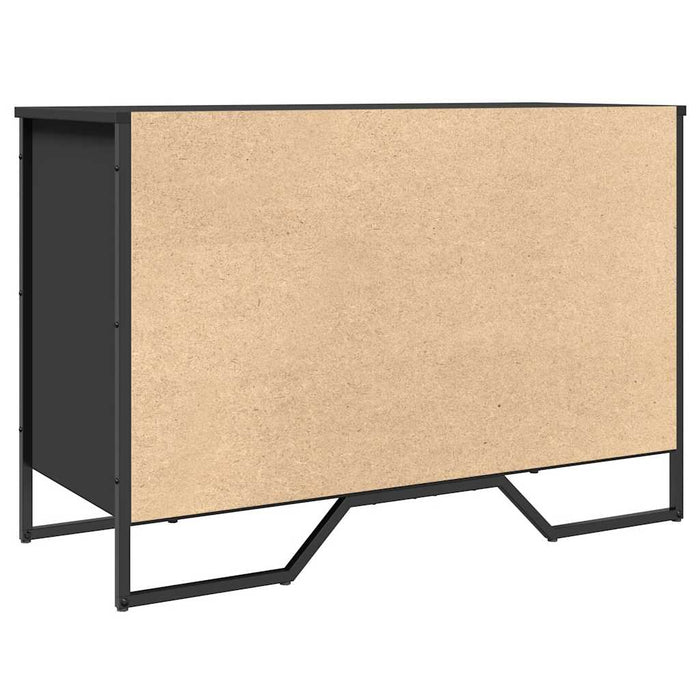 Pantofar, negru, 90x38x61,5 cm, lemn prelucrat - WALTI WALTI