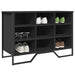 Pantofar, negru, 90x38x61,5 cm, lemn prelucrat - WALTI WALTI