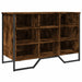 Pantofar, stejar fumuriu, 90x38x61,5 cm, lemn prelucrat - WALTI WALTI