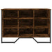 Pantofar, stejar fumuriu, 90x38x61,5 cm, lemn prelucrat - WALTI WALTI