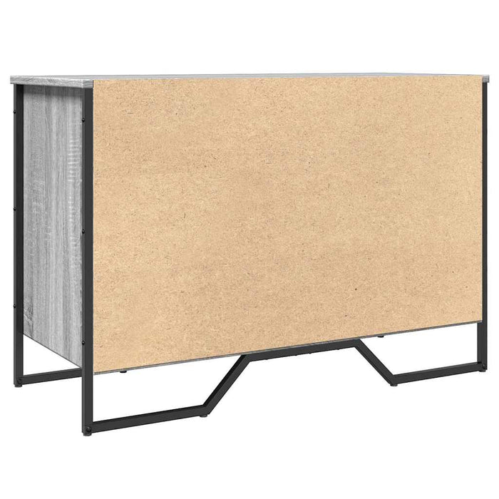 Pantofar, gri sonoma, 90x38x61,5 cm, lemn prelucrat - WALTI WALTI