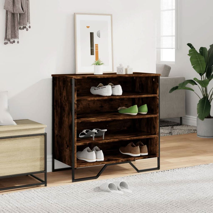 Pantofar, stejar fumuriu, 80x38x78 cm, lemn compozit - WALTI WALTI