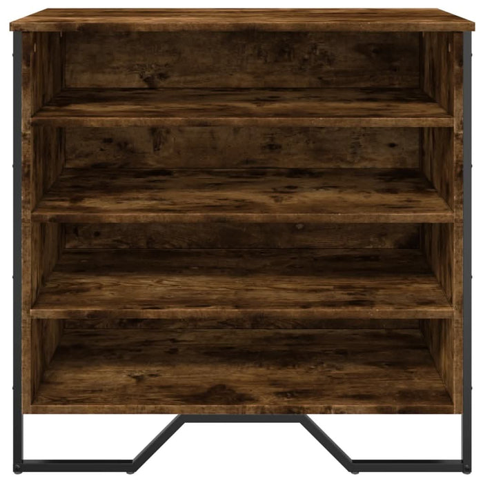 Pantofar, stejar fumuriu, 80x38x78 cm, lemn compozit - WALTI WALTI