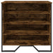 Pantofar, stejar fumuriu, 80x38x78 cm, lemn compozit - WALTI WALTI