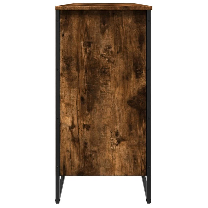 Pantofar, stejar fumuriu, 80x38x78 cm, lemn compozit - WALTI WALTI