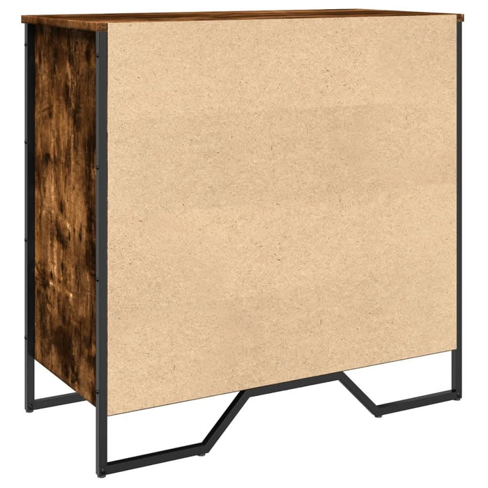 Pantofar, stejar fumuriu, 80x38x78 cm, lemn compozit - WALTI WALTI