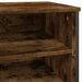 Pantofar, stejar fumuriu, 80x38x78 cm, lemn compozit - WALTI WALTI