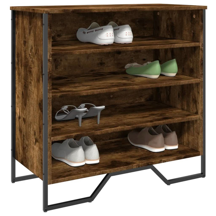 Pantofar, stejar fumuriu, 80x38x78 cm, lemn compozit - WALTI WALTI