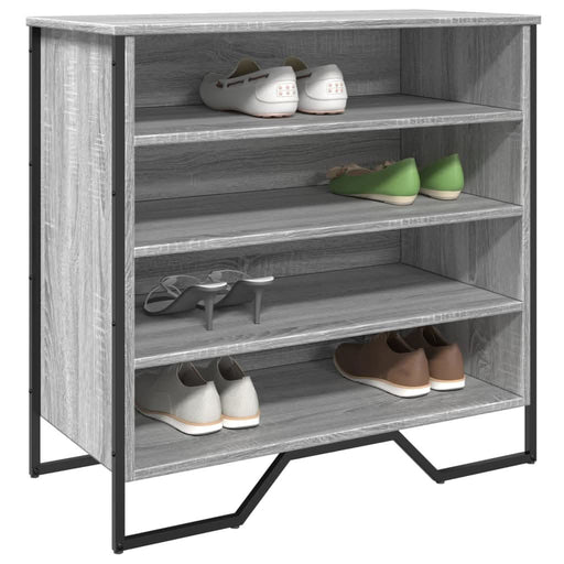 Pantofar, gri sonoma, 80x38x78 cm, lemn compozit - WALTI WALTI