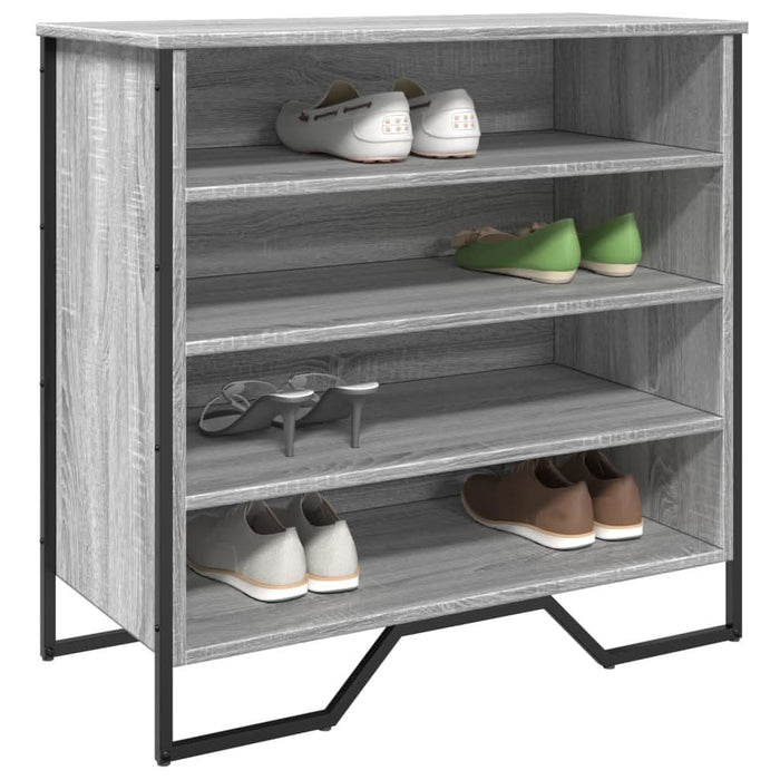 Pantofar, gri sonoma, 80x38x78 cm, lemn compozit - WALTI WALTI