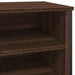 Pantofar, stejar maro, 80x38x78 cm, lemn prelucrat - WALTI WALTI