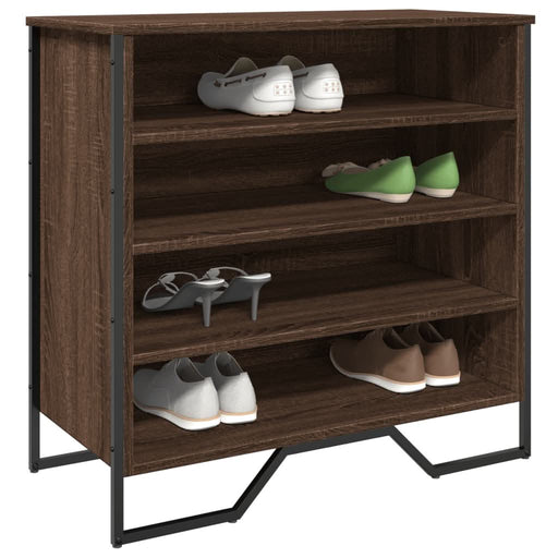Pantofar, stejar maro, 80x38x78 cm, lemn prelucrat - WALTI WALTI