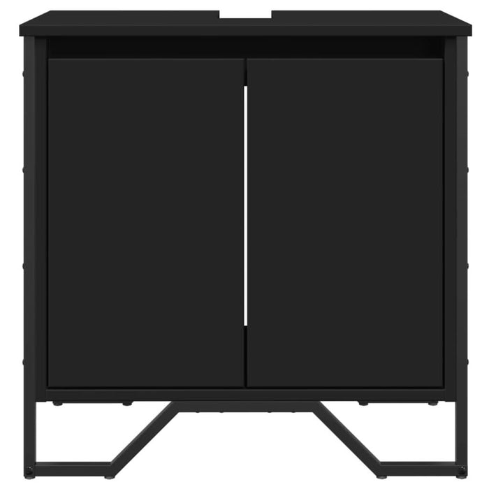 Dulap pentru chiuvetă baie, negru, 60x35x60 cm, lemn prelucrat - WALTI WALTI