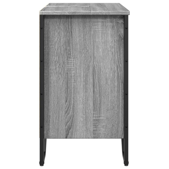 Dulap chiuvetă baie, gri sonoma, 60x35x60 cm, lemn prelucrat - WALTI WALTI