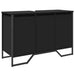 Dulap pentru chiuvetă baie, negru, 91x35x60 cm, lemn prelucrat - WALTI WALTI