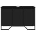 Dulap pentru chiuvetă baie, negru, 91x35x60 cm, lemn prelucrat - WALTI WALTI