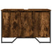 Dulap chiuvetă baie, stejar fumuriu, 91x35x60 cm lemn prelucrat - WALTI WALTI