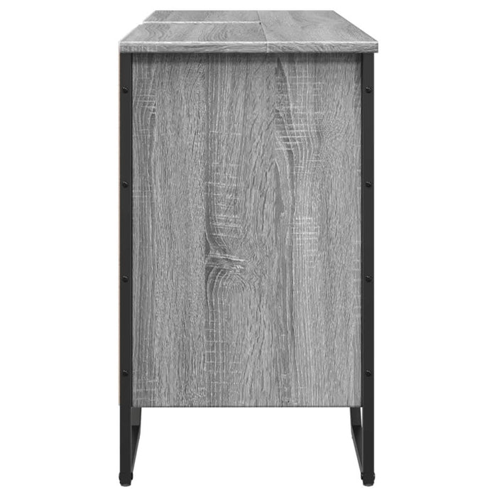 Dulap chiuvetă baie, gri sonoma, 91x35x60 cm, lemn prelucrat - WALTI WALTI