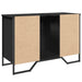 Dulap pentru chiuvetă baie, negru, 91x35x60 cm, lemn prelucrat - WALTI WALTI