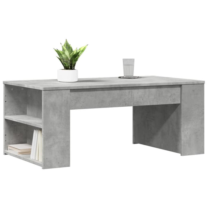 Măsuță de cafea, gri beton, 102x55x42 cm, lemn prelucrat - WALTI WALTI