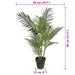 Palmier artificial, verde, 80 cm, PP - WALTI WALTI