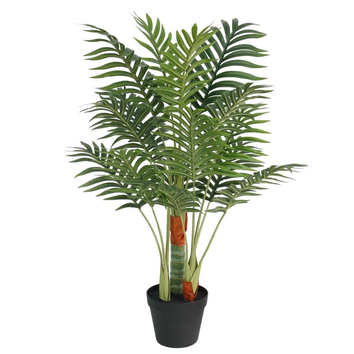 Palmier artificial cu 3 trunchiuri, verde, 85 cm, PP - WALTI WALTI