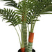 Palmier artificial cu 3 trunchiuri, verde, 120 cm, PP - WALTI WALTI