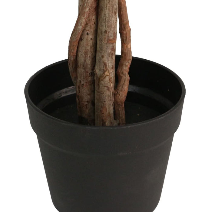 Lămâi artificial cu 3 trunchiuri, verde, 120 cm, PP WALTI