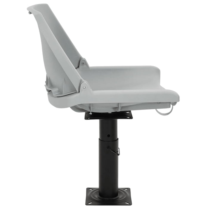 Scaun barcă cu piedestal, reglabil în înălțime, rotativ la 360° WALTI