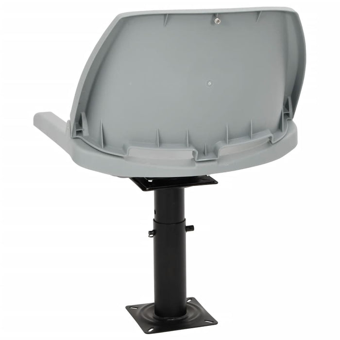 Scaun barcă cu piedestal, reglabil în înălțime, rotativ la 360° WALTI