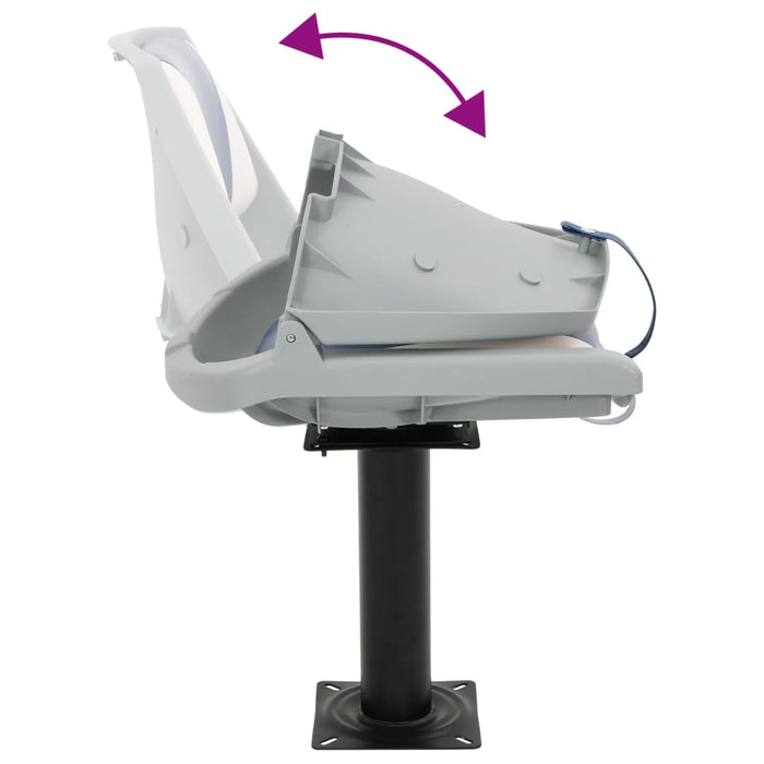Scaun barcă, cu piedestal pivotant la 360° - WALTI WALTI