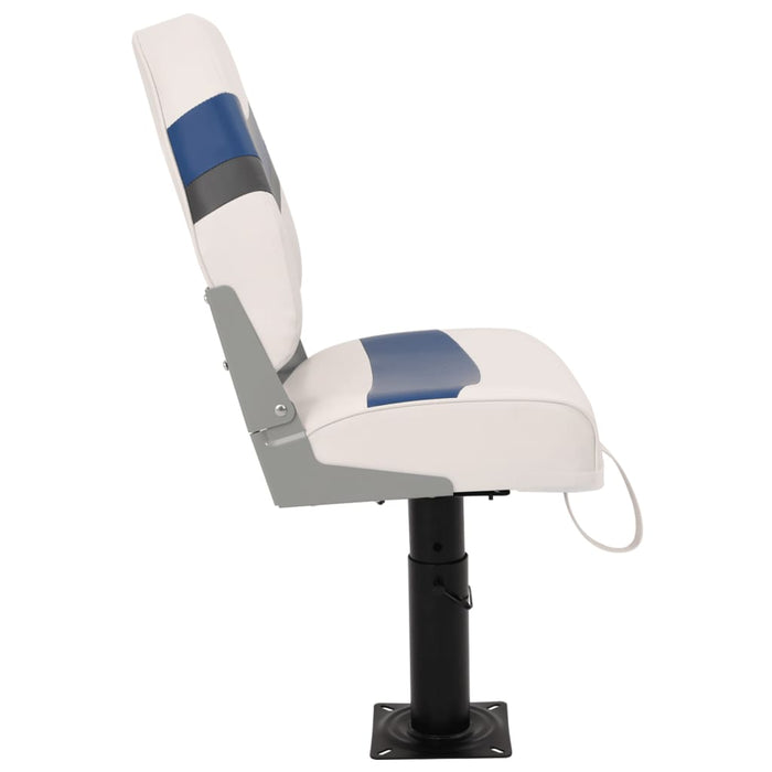 Scaun barcă 2 buc. piedestal reglabil înălțime rotativ la 360° - WALTI WALTI