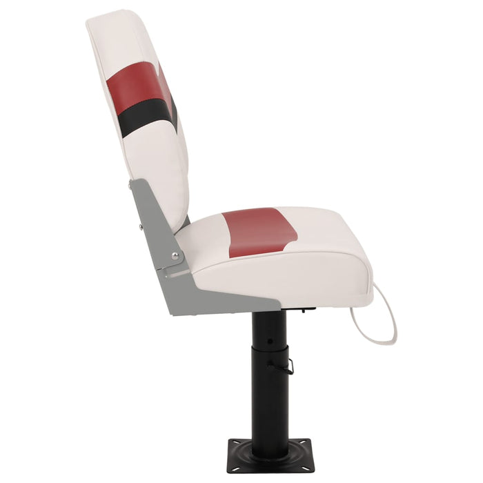 Scaun barcă 2 buc. piedestal reglabil înălțime rotativ la 360° - WALTI WALTI