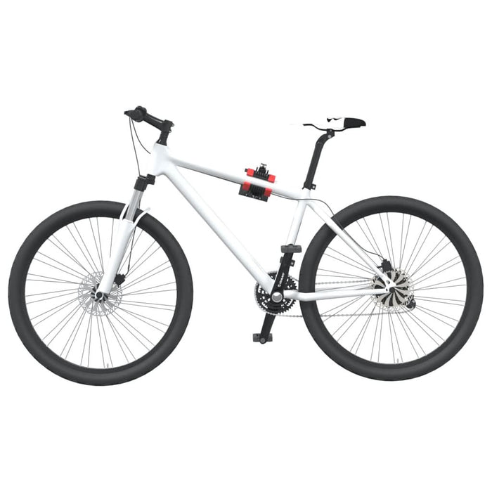 Suport reparații biciclete de perete, pliabil, roșu/ negru oțel - WALTI WALTI